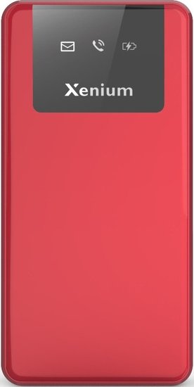 Кнопочный телефон Philips Xenium X600 (красный)