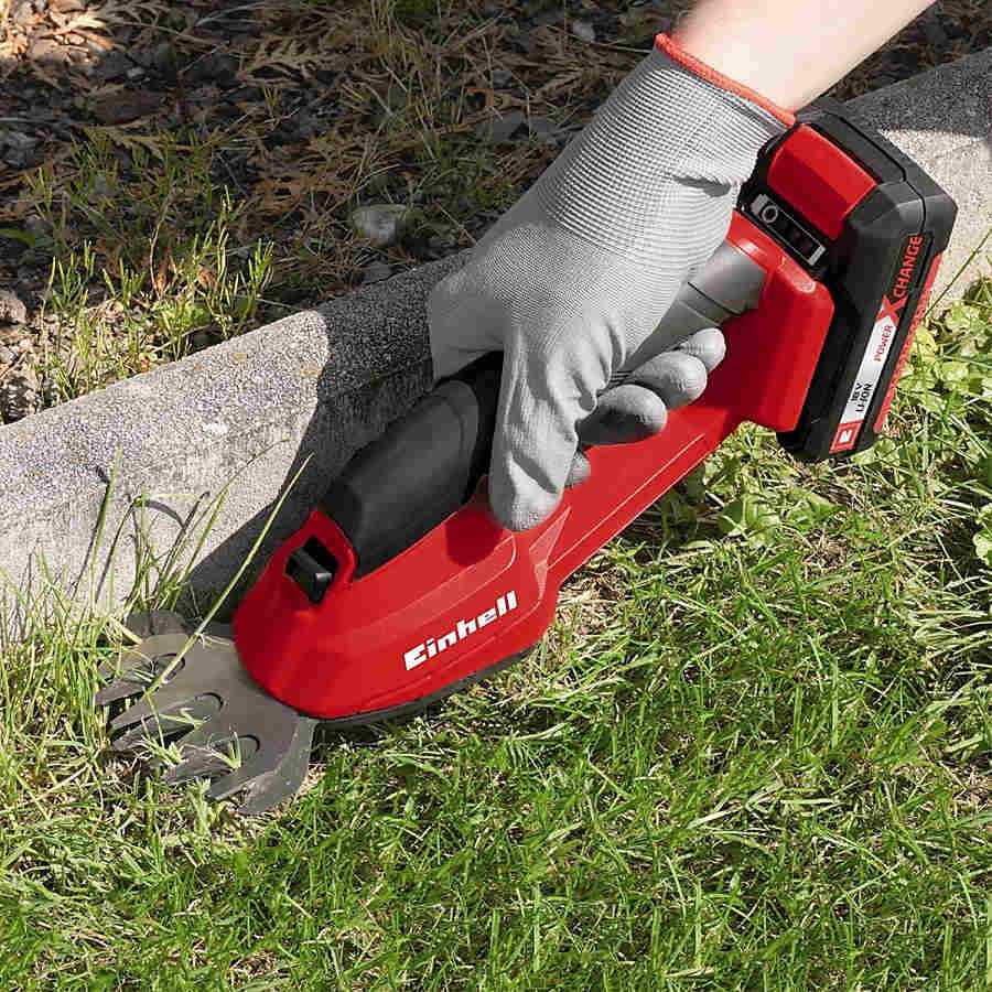 Кусторез + ножницы Einhell GE-CG 18 Li Solo