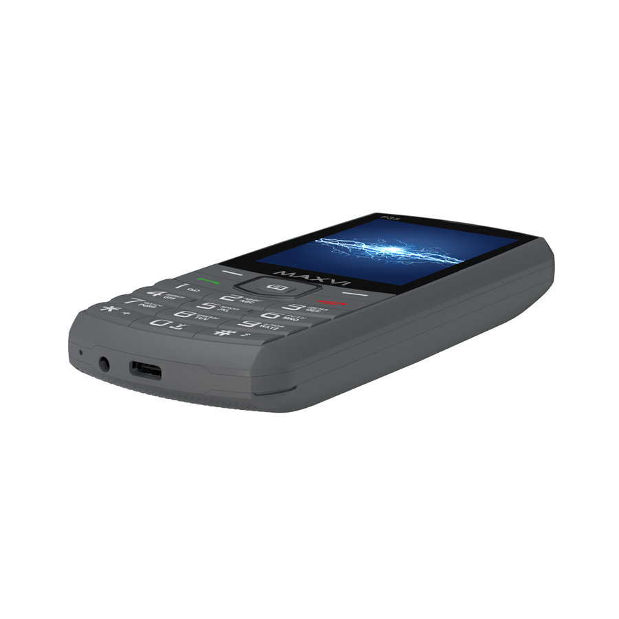 Телефон Maxvi P33 (серый)