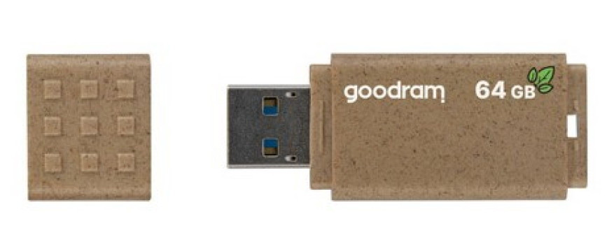 USB Flash GOODRAM UME3 Eco Friendly 64GB (коричневый)