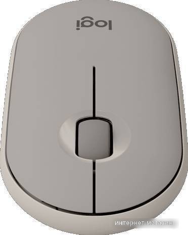 Мышь Logitech M350 Pebble (песочный)