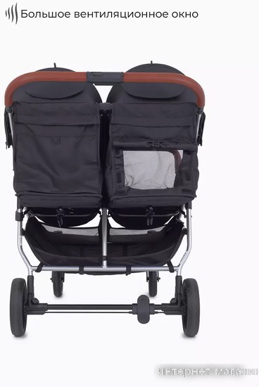 Коляска прогулочная «книга» Rant Mowbaby Tandem MB170 (black)