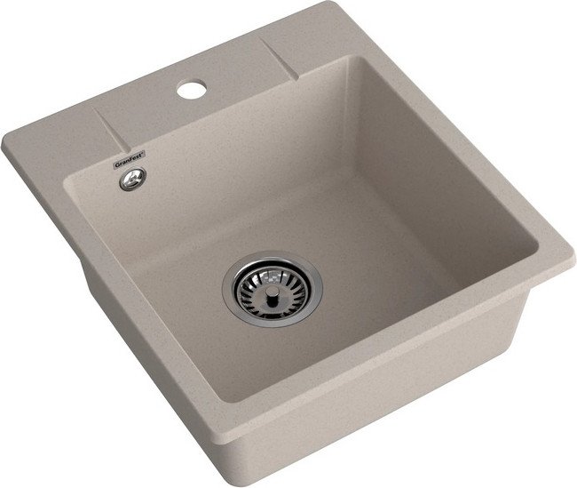 Кухонная мойка GranFest QUARZ GF-UR-245 (песочный)
