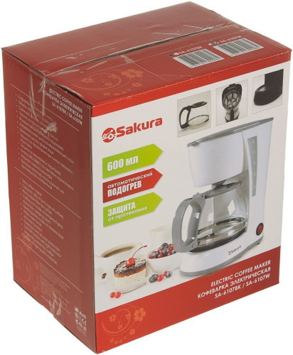Капельная кофеварка Sakura SA-6107W