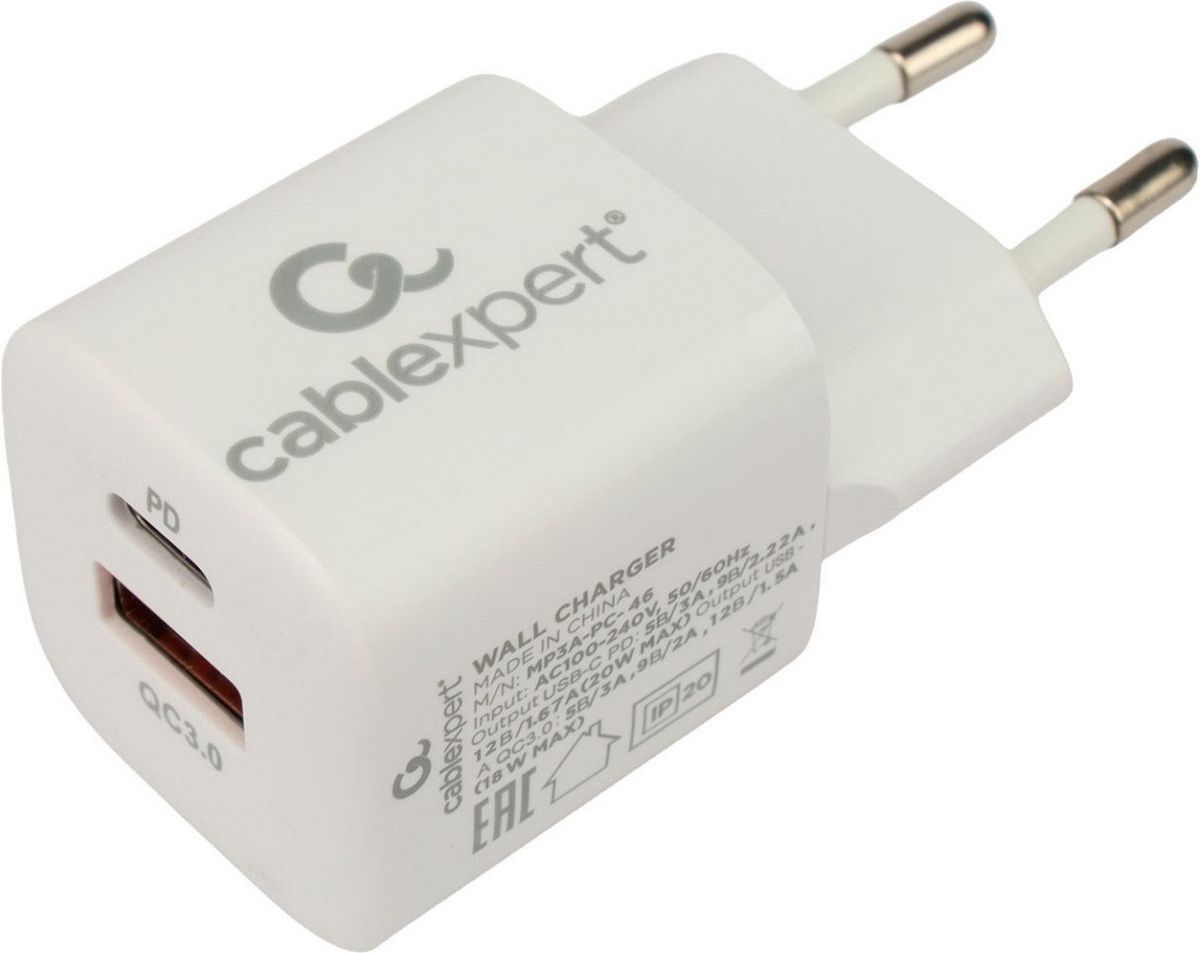Сетевое зарядное Cablexpert MP3A-PC-46