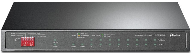 Неуправляемый коммутатор TP-Link TL-SG1210MP