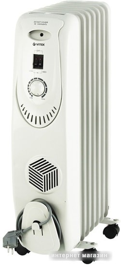 Масляный радиатор Vitek VT-1704 W