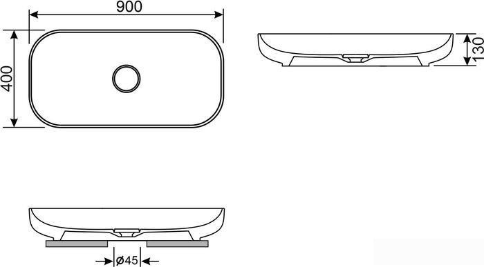 Умывальник Wellsee Croquis 150310000