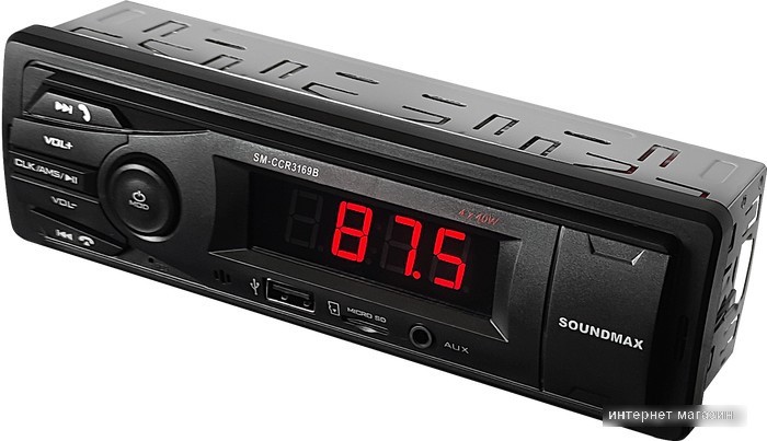 USB-магнитола Soundmax SM-CCR3169B