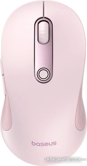 Мышь Baseus F02 Ergonomic Wireless Mouse (розовый)