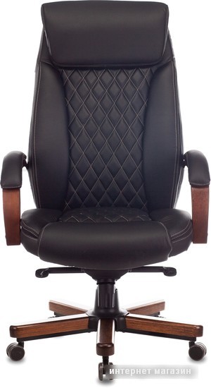 Кресло Бюрократ T-9924WALNUT (черный)