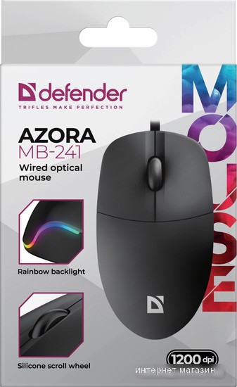 Мышь Defender Azora MB-241 (черный)