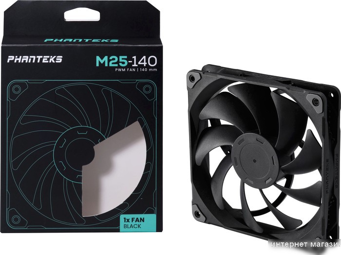 Вентилятор для корпуса Phanteks M25-140 PH-F140M25_PWM_BBK01