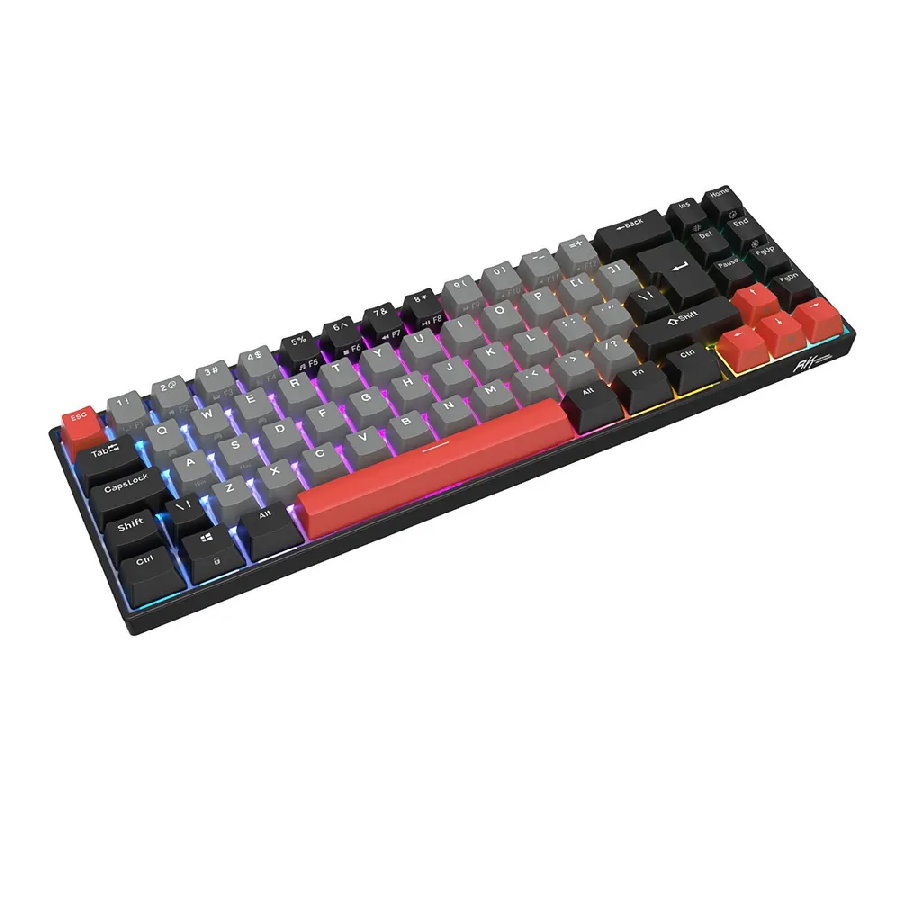 Беспроводная клавиатура Royal Kludge RK71 ISO RGB (черный, RK Brown)