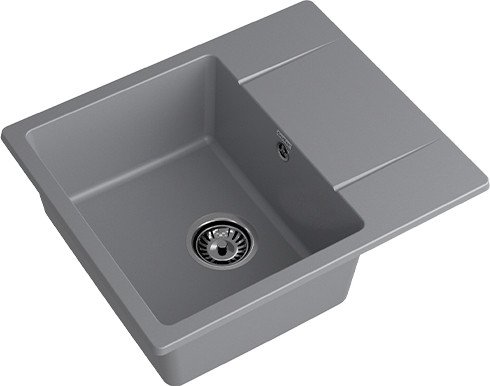 Кухонная мойка GranFest QUARZ GF-UR-258L (темно-серый)