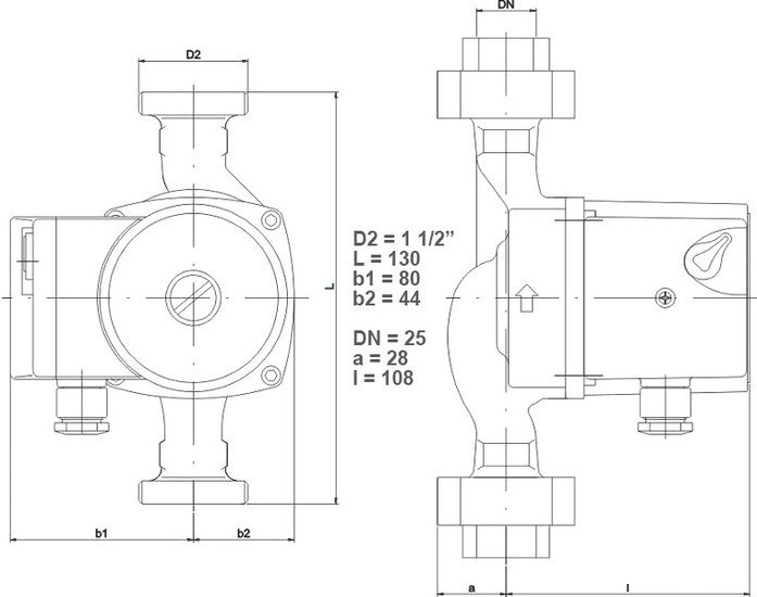 Циркуляционный насос IMP Pumps SAN 25/60-130 (979521770)