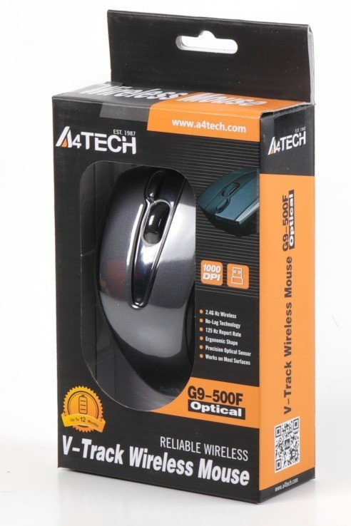 Мышь A4Tech G9-500F (черный)