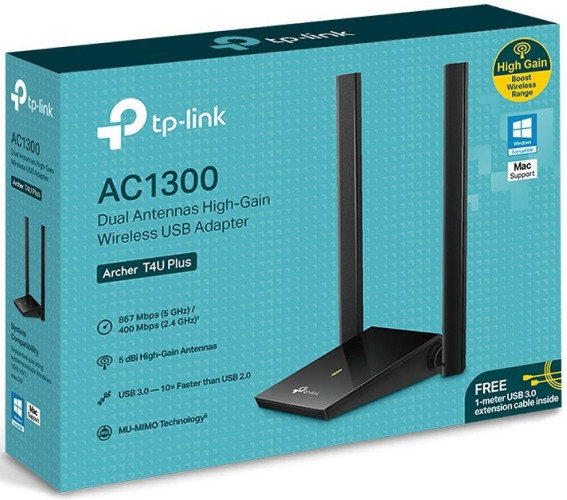 Wi-Fi адаптер TP-Link Archer T4U Plus