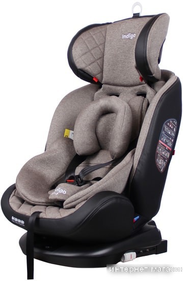Детское автокресло Indigo Aero Isofix (бежевый)