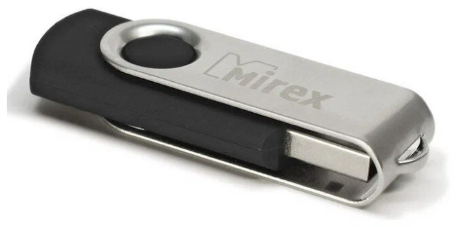 USB Flash Mirex Swivel Black 32GB [13600-FMURUS32]