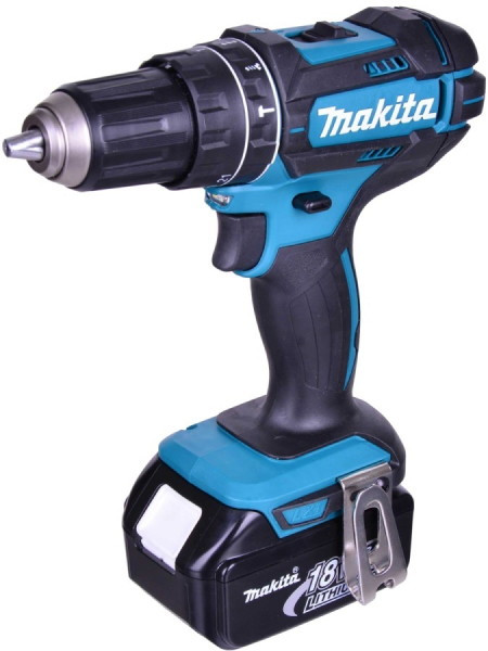 Дрель-шуруповерт Makita DHP482SYE (с 2-мя АКБ)