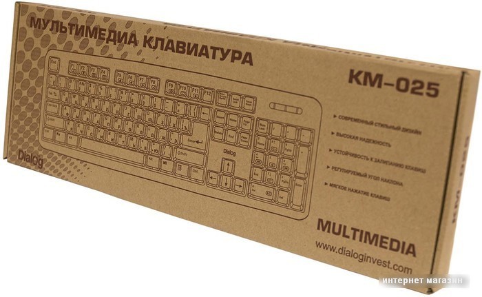 Клавиатура Dialog KM-025U Black