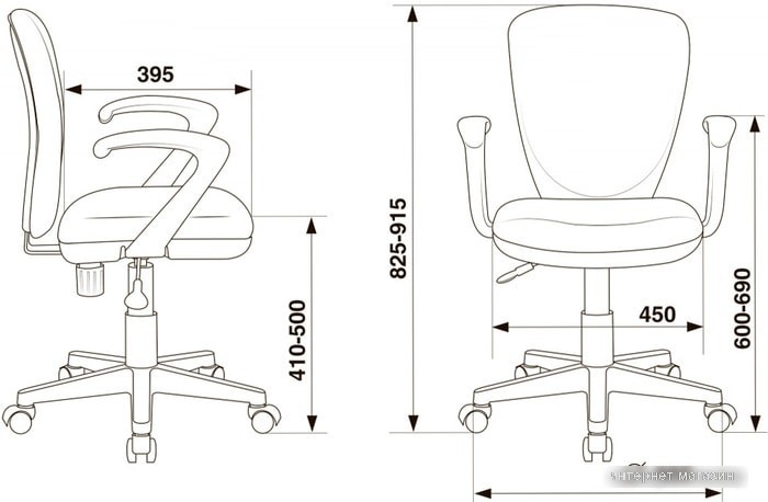 Компьютерное кресло Бюрократ KD-W10AXSN/26-25 (серый)