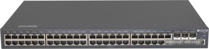 Управляемый коммутатор 3-го уровня BDCOM S2900-48T6X