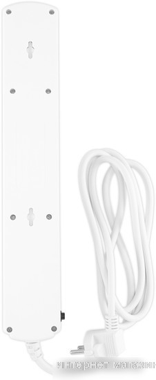 Сетевой фильтр IPPON BK-6-EU-1.8-10-W (1.8м, 6 розеток, белый)