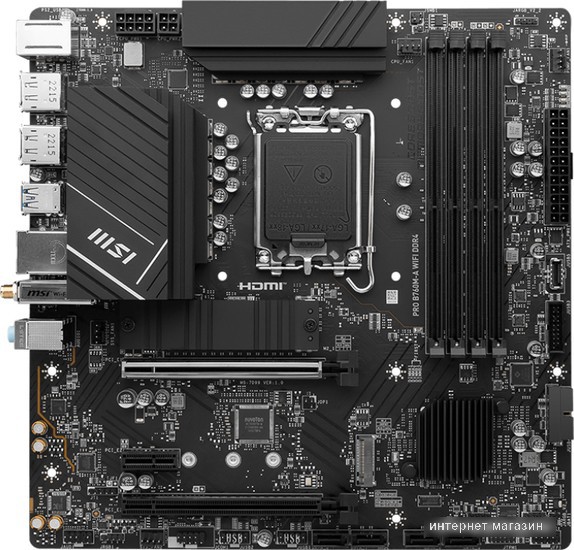 Материнская плата MSI Pro B760M-A WiFi DDR4