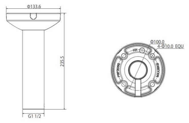 Кронштейн Hikvision DH-PFB300C