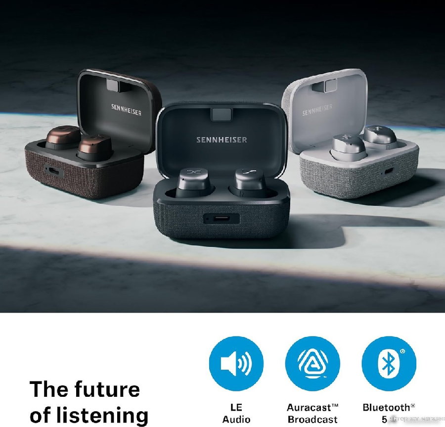Наушники Sennheiser Momentum True Wireless 4 (белый/серебристый)