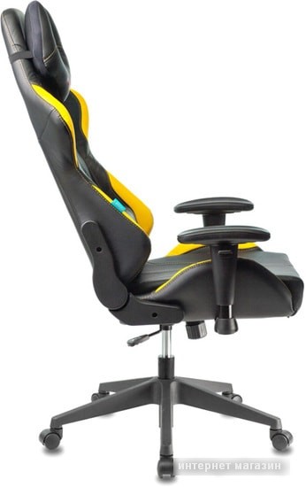 Кресло Бюрократ Viking 5 Aero (черный/желтый)