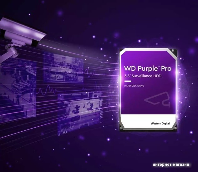 Жесткий диск WD Purple Pro 18TB WD181PURP