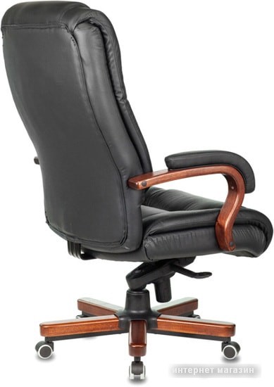 Кресло Бюрократ T-9925WALNUT (черный)