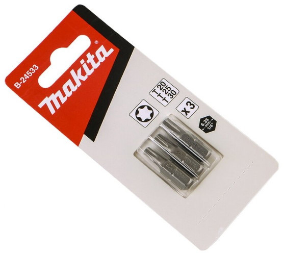 Набор бит Makita B-24533 (3 предмета)