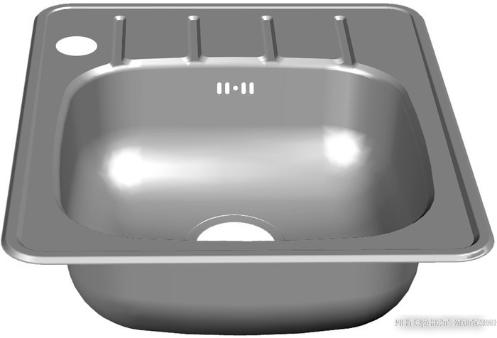 Кухонная мойка Ukinox Гранд GRM600.480-GT6K 2L (с сифоном S701)