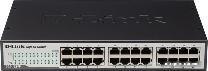 Неуправляемый коммутатор D-Link DGS-1024D