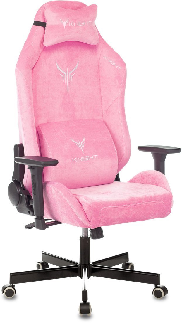 Бюрократ Knight N1 Fabric (розовый Velvet 36)