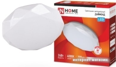 Люстра-тарелка In Home Deco 24 Вт 4000 К (даймонд)
