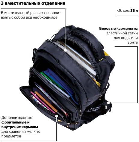 Рюкзак BRAUBERG Titanium 224385