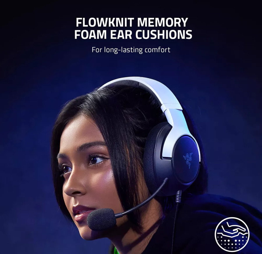 Наушники Razer Kaira X для PlayStation (белый)