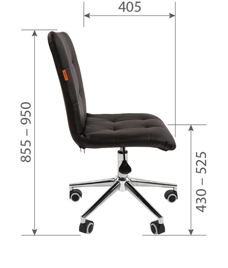 Кресло CHAIRMAN 030 Chrome (велюр, бирюзовый)