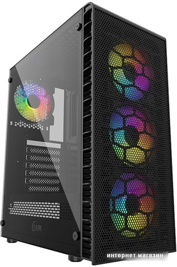 Корпус Powercase Mistral Z4С Mesh LED