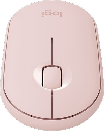 Мышь Logitech M350 Pebble (розовый)
