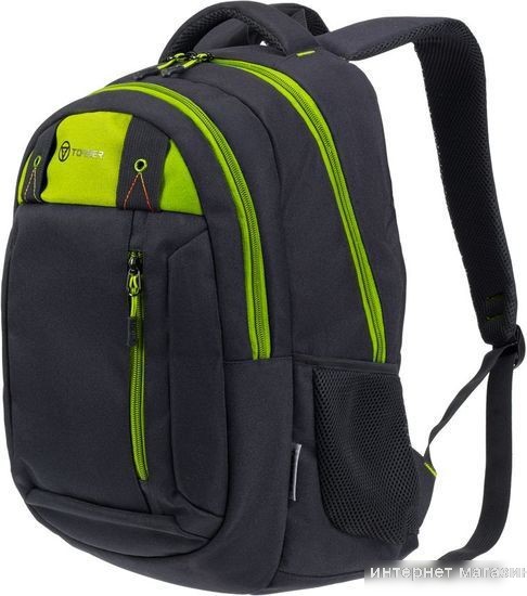 Школьный рюкзак Torber Class X T5220-22-BLK-GRN