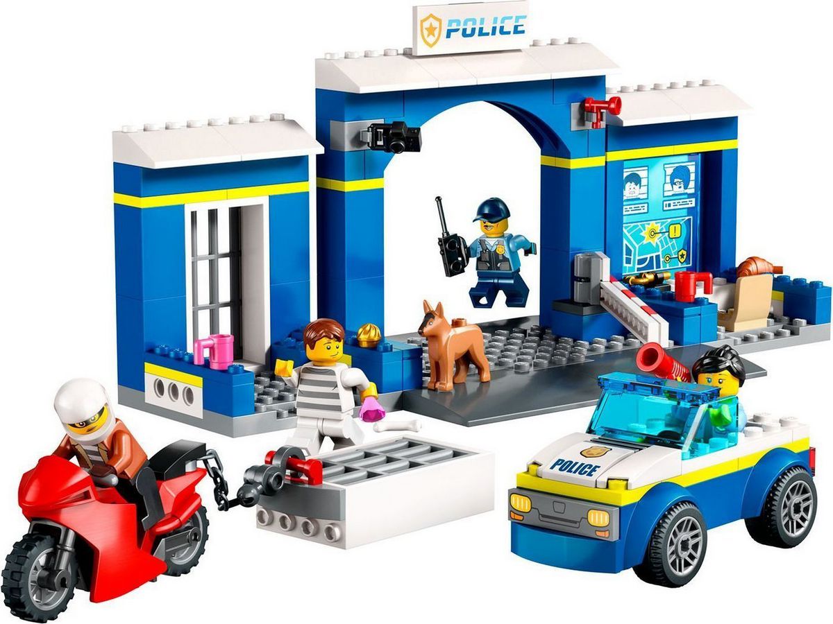 Конструктор LEGO City 60370 Побег из полицейского участка