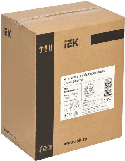Удлинитель IEK WKP16-16-04-50-44