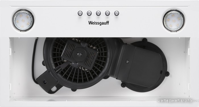Кухонная вытяжка Weissgauff Alpha 45 PB WH