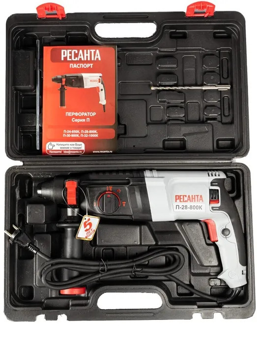 Перфоратор Ресанта П-28-800К